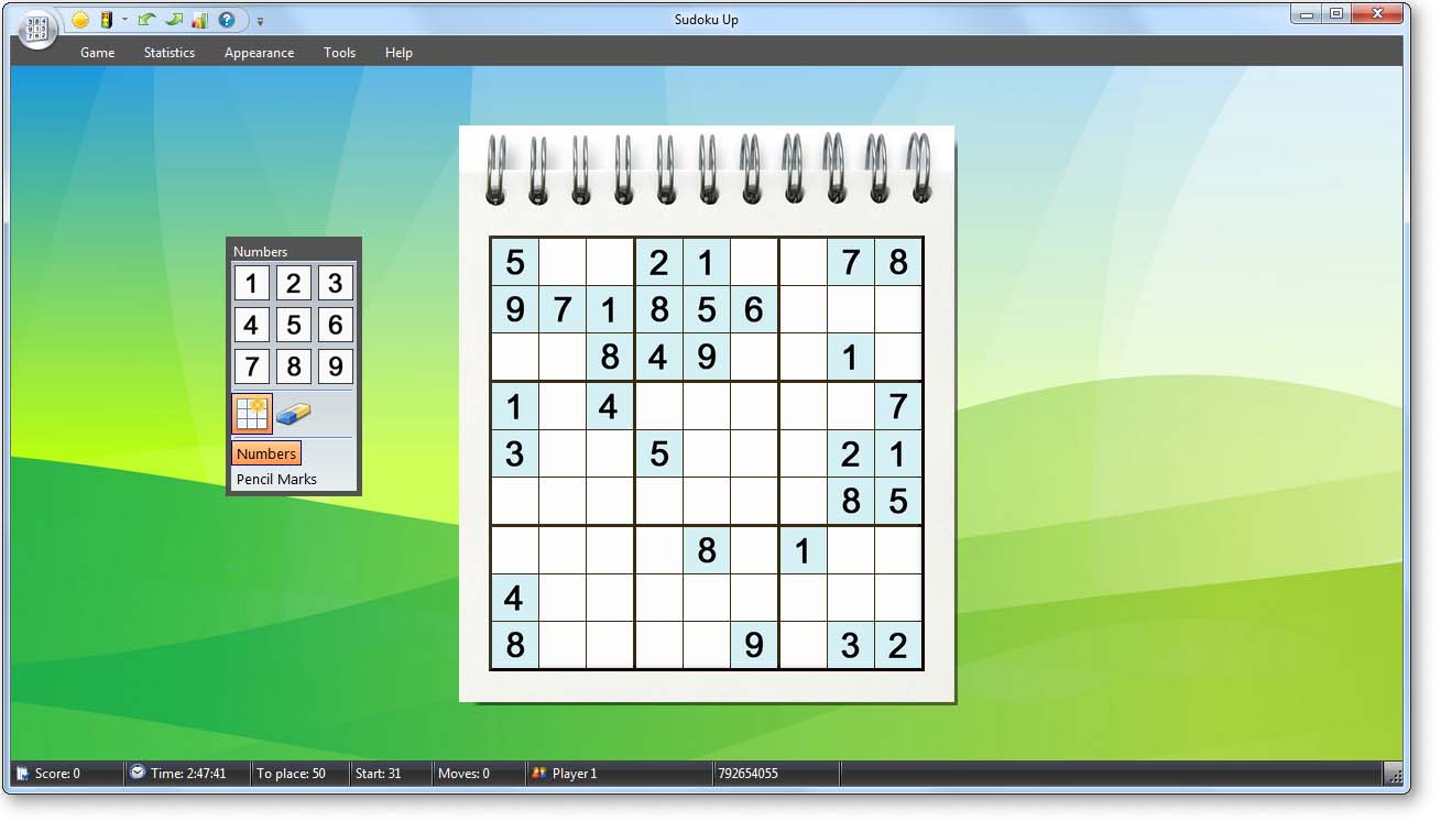 Click to view Sudoku Up 2012 6.0 screenshot